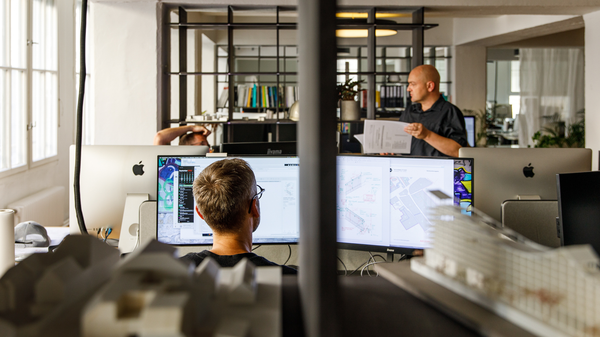 Ein Foto vom Alltagsleben im Studio